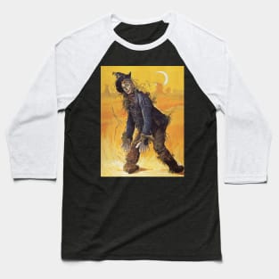 Wizard of Oz Scarecrow Baseball T-Shirt